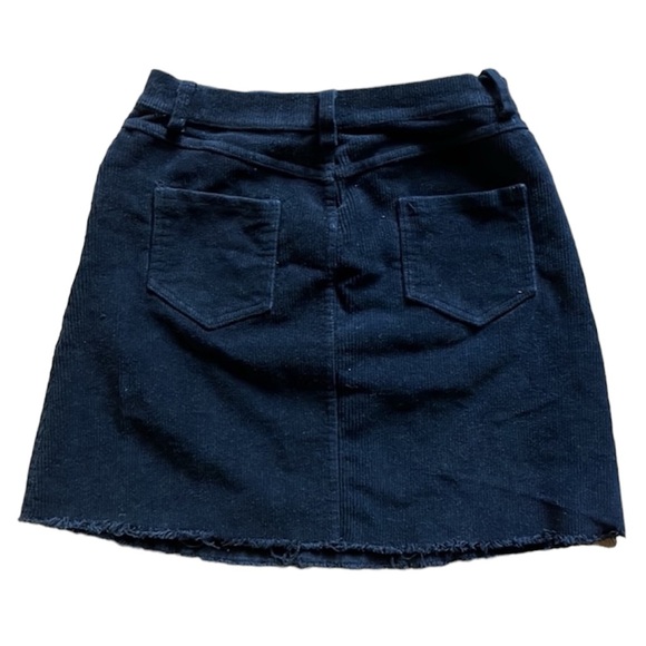 Brandy Melville Juliette Black Corduroy Mini Skirt - Picture 2 of 5
